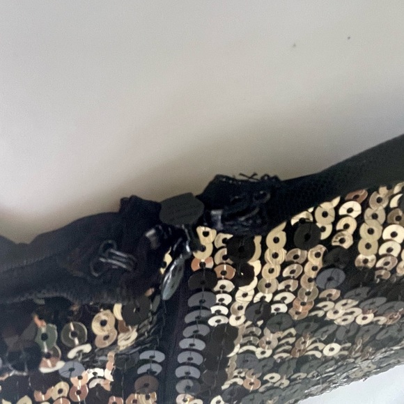 Bebe sequin mesh inserts dress - Picture 12 of 13